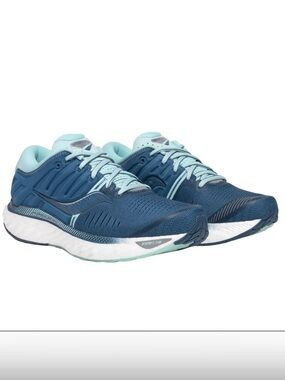 NEW SAUCONY BLUE AQUA HURRICANE 22 RUNNING SHOES SNEAKERS S10545-25 SZ 6W 6 WIDE